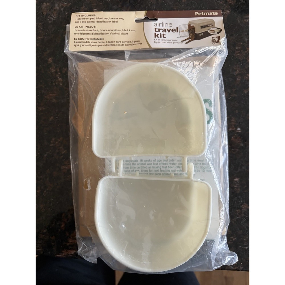 NEW Petmate Dog Cat Airline Travel Transport Kit ~ Keep Pets Safe & Comfortable